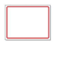 Seiko Instruments Red White Self-Adhesive
